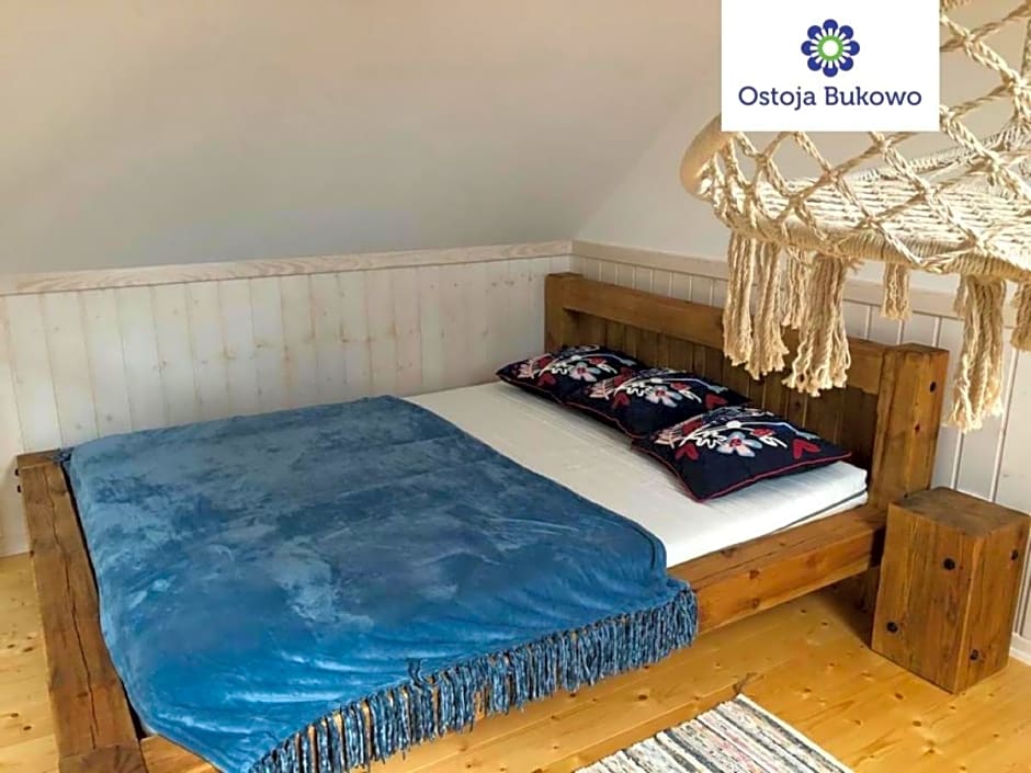 Domek z basenem nad jeziorem Gwiazdy, Ostoja Bukowo, Kaszuby