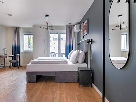 Extra Large Studio with Kitchenette, Balcony and Sofa Bed
