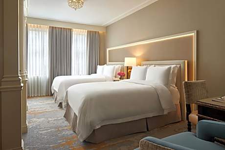 Superior Double Room with Two Double Beds and Interior View