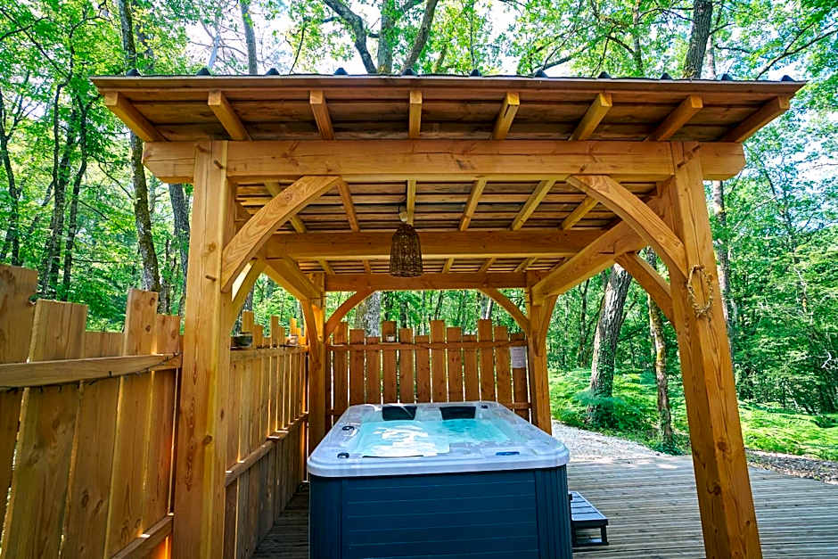 Nid'en'Ô cabanes et spa Lot et Dordogne