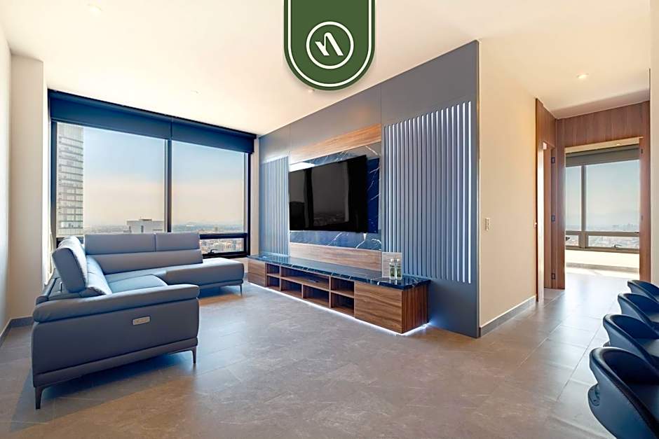 Luxury 2 BR Condo in Reforma - Skyline View - Pool