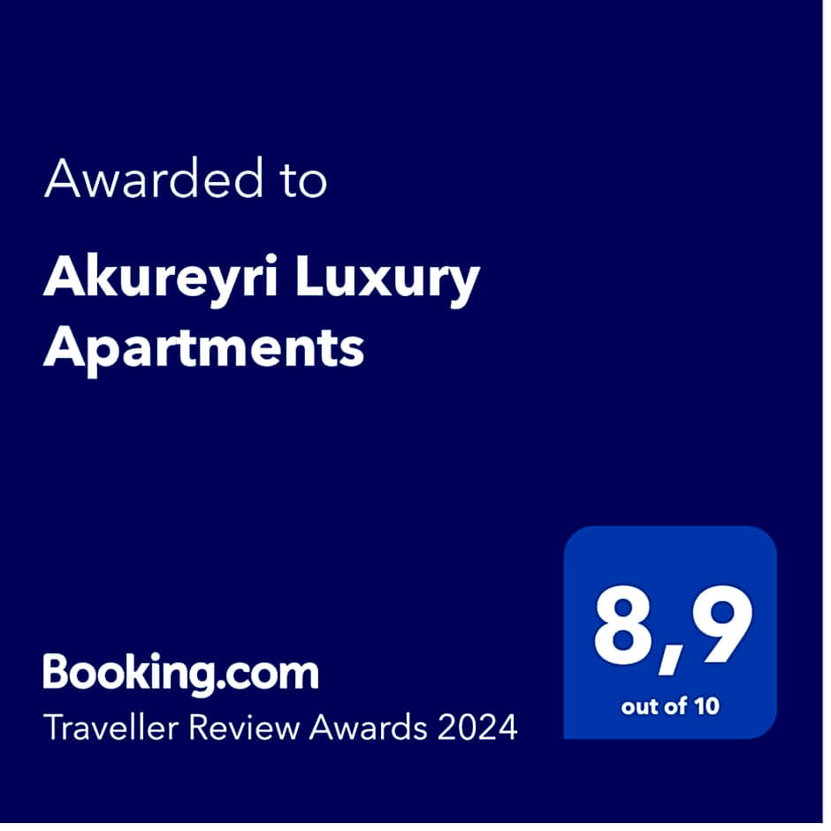 Akureyri Lux Apartments with hot tub access