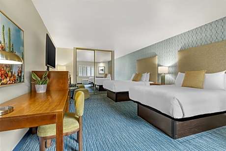 Double Room with Two Double Beds and Fireplace - Non-Smoking