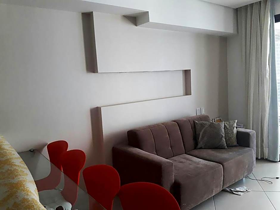 Apto à beira-mar com wi-fi e piscina em Fortaleza