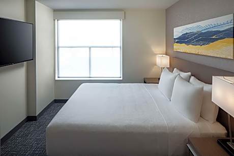 One-Bedroom King Suite with Sofa Bed and Kitchen