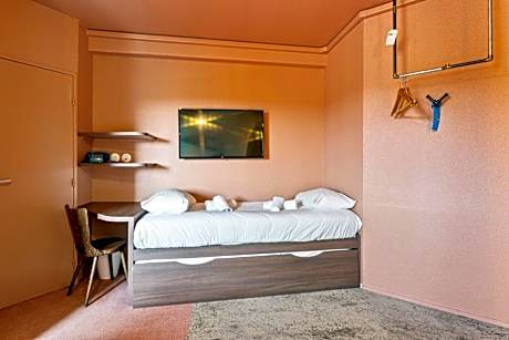 Family Room with One Double Bed and Two Single Beds