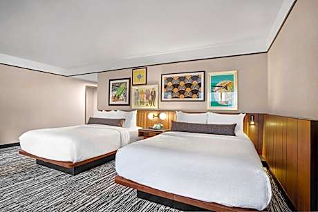Queen Room with Two Queen Beds and Roll in Shower - Mobility Accessible