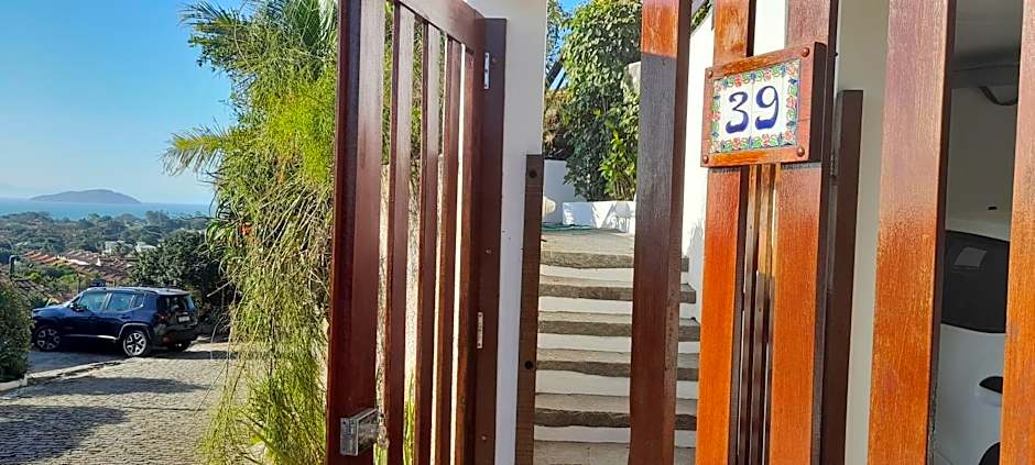 3Suítes, piscina e vista do mar em condomínio pé na areia - pátio compartilhado