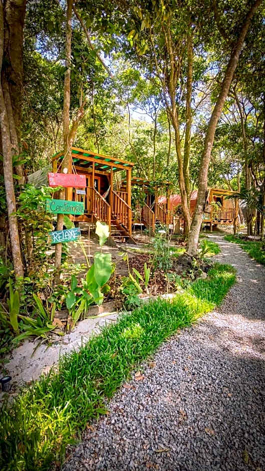 Alquimia Zen IGLUs de eucalipto na Reserva Aruá