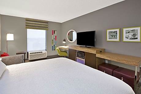 1 King Hearing Accessible Suite Nonsmoking Vis Firealrm/door/phn Alrt/sofabed Microwv/fridge/wetbar/