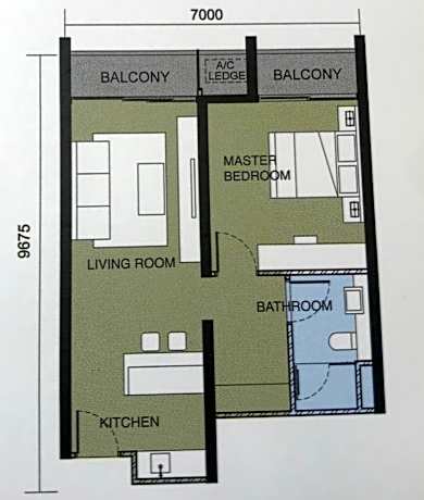 Premium One Bedroom Suite Non-Smoking