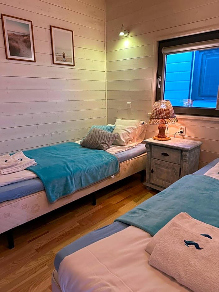 Balfala domki nad morzem