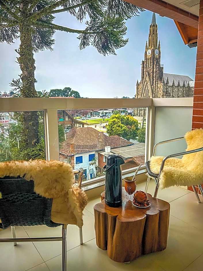 Aconchego em Canela em frente à Catedral de Pedra