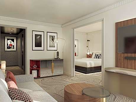 Executive One Bedroom King Suite with  Separate Living Room and Sofa Bed