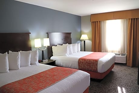 2 QUEEN BEDS,MOBILITY ACCESSIBLE,BATHTUB,NSMK,FULL BREAKFAST