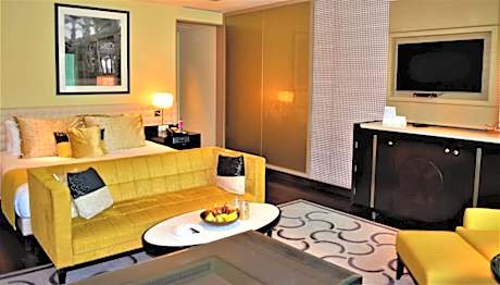 Luxury Room City View King Bed with Bathtub