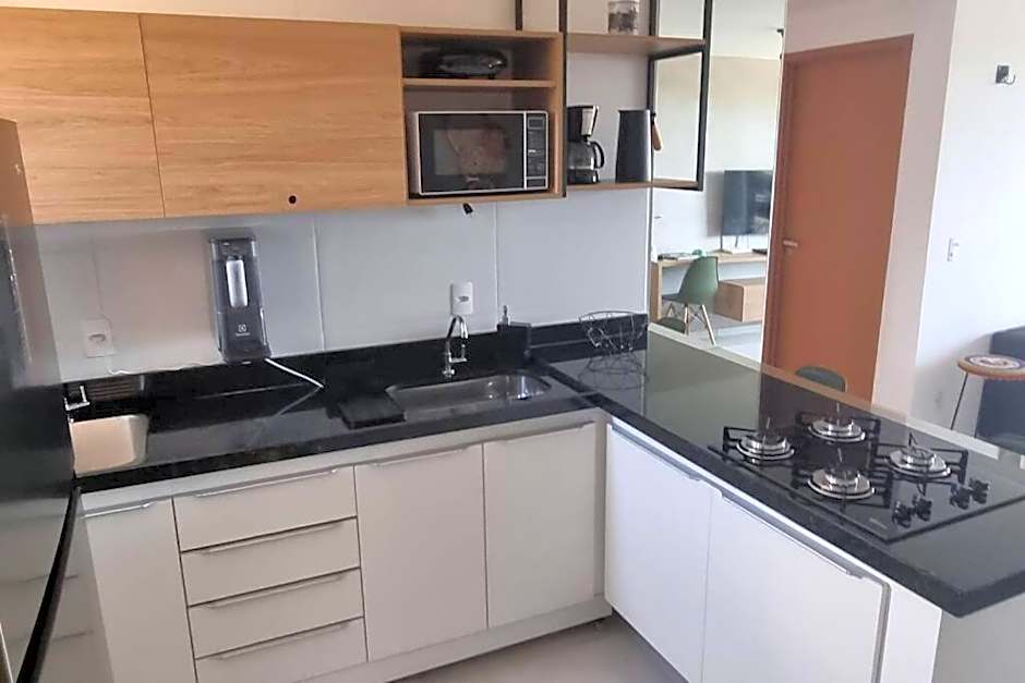 Cobertura Vista Mar Carapibus - Cariri Praia - Apartamento completo com 02 quartos