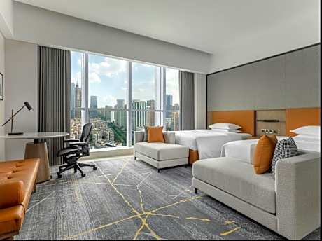 Premier Deluxe, Guest room, 2 Twin/Single Bed(s), City view