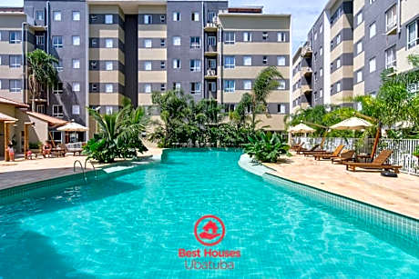 BH52: Ap com AC, Picinas, Academia, Sala de Jogos