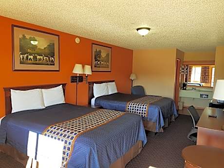 Smoking Double Room with Two Double Beds