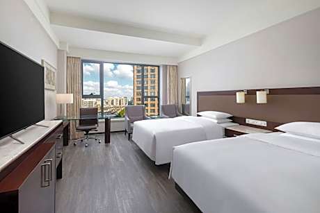 Executive Twin Room, Executive level, Guest room, 2 Double