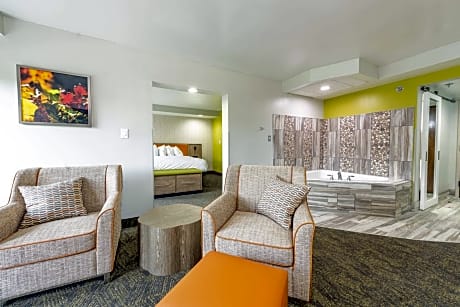 Suite-1 King Bed - Non-Smoking, Whirlpool, Fireplace, Balcony, Microwave And Refrigerator, Full Breakfast