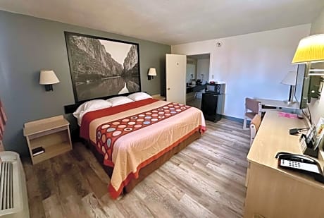 1 King Bed, Mobility/Hearing Accessible Room, Roll-In Shower, Non-Smoking
