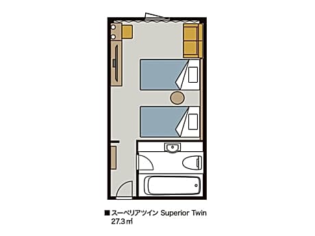 Superior Twin room with Refa products, Non-Smoking