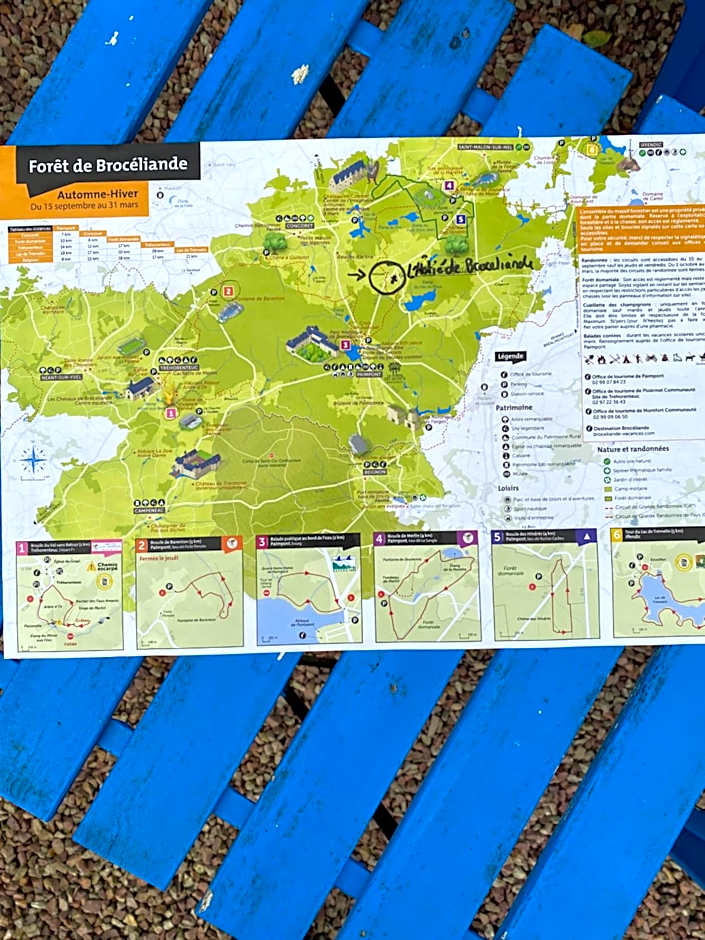 L'Hôtié de Brocéliande, au coeur des sites naturels et légendaires