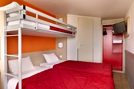 Triple Room (2 Single Beds + 1 Bunk Bed)    