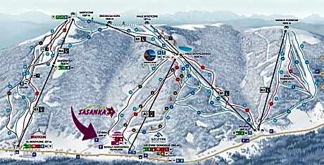 Sasanka przy Gondoli