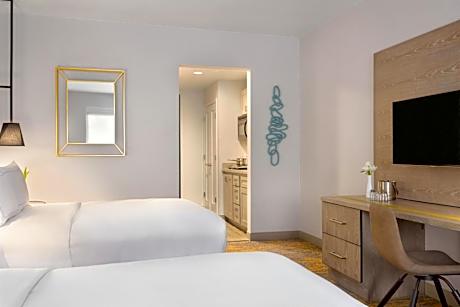 Queen Room with Two Queen Beds and Pool View