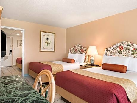 Queen Room with Two Queen Beds and Sofa Bed - Bathtub with Grab Bars - Mobility Accessible - Non-Smoking
