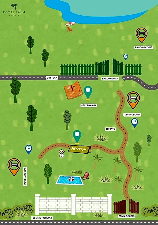 Royal Palm Bacalar Cabañas & Lagoon Club