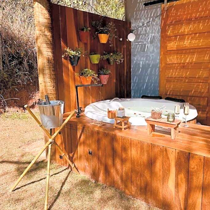 Cabanas da Mata - Cabana Flamboyant - Casa Branca