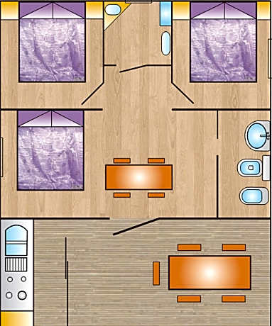 Bungalow (4 Adults + 2 Children)