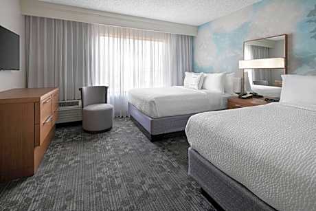 Queen Suite with Two Queen Beds and Sofa Bed