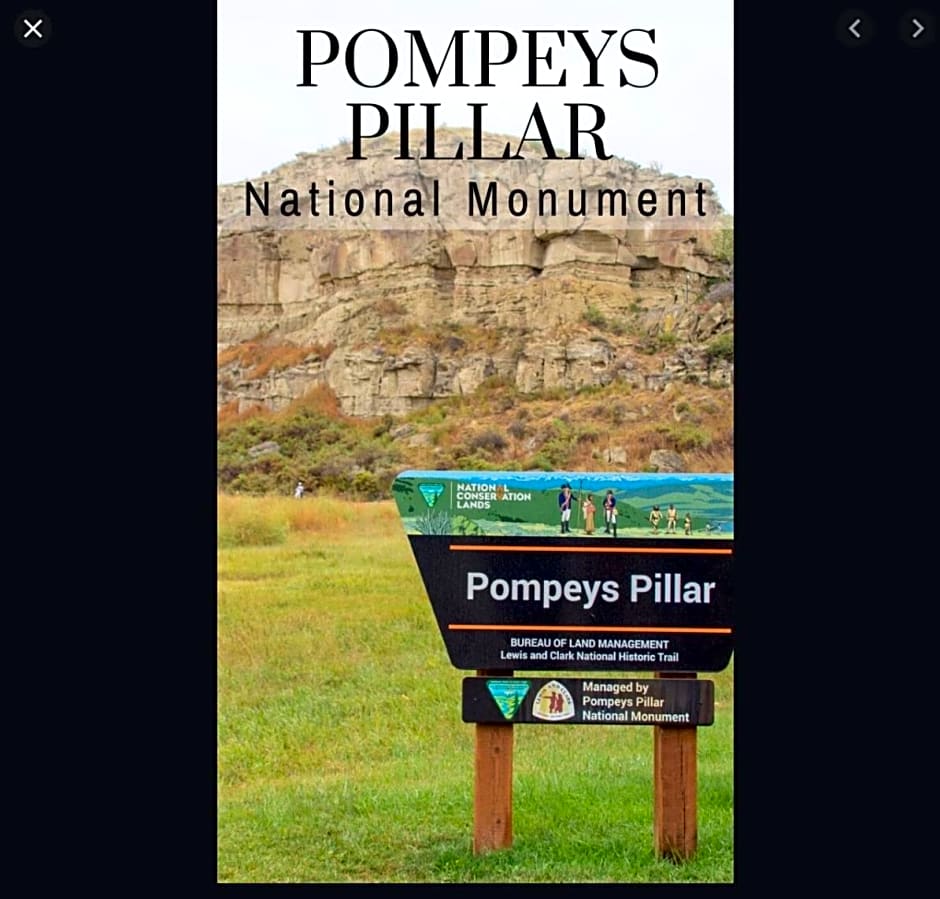 MONTANA INN Near Little Big Horn Battlefield-Pompey Piller-colstrip