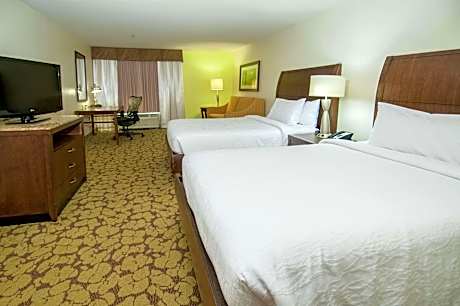 2 Queen Beds Mobility Accessible Room Bathtub w/ Grab Bars Non-Smoking