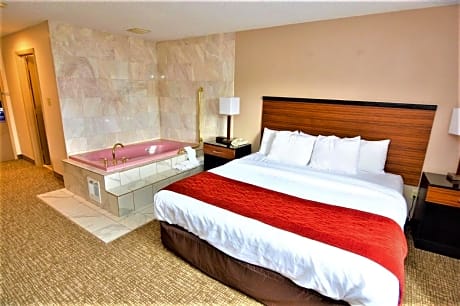 Suite-1 King Bed, Non-Smoking, Jetted Tub, Sofa, Microwave And Refrigerator, Full Breakfast