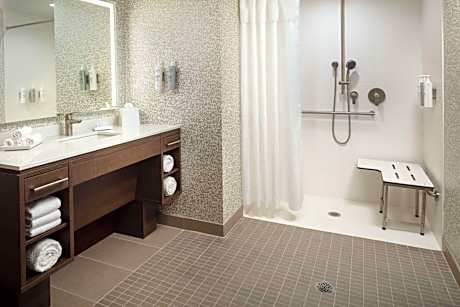 King Suite with Roll-In Shower - Mobility/Hearing Access