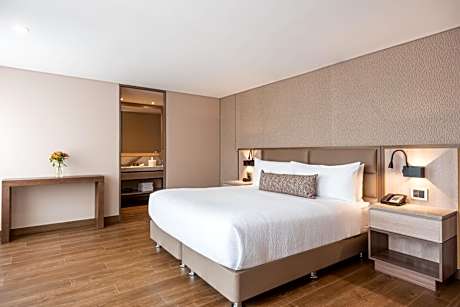 1 Bedroom Larger suite with 1 King, Sofa bed, City view