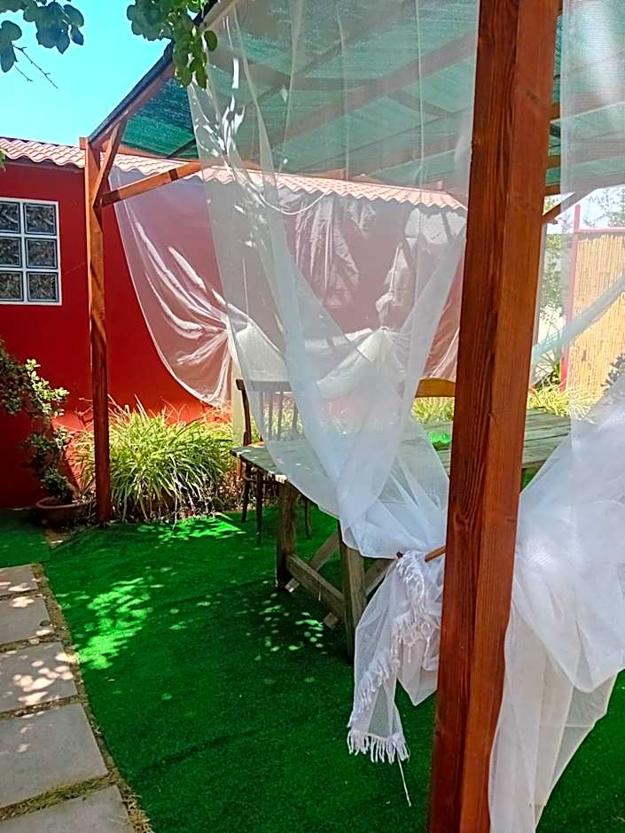 casa di campagna dal pozzo