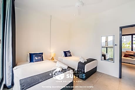 Premium Three-Bedroom Duplex Suite with Balcony