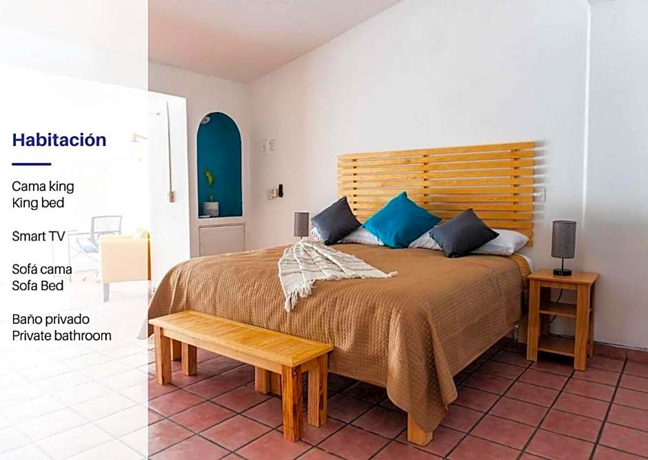 Master Bedroom with Private Bathroom and Work Area