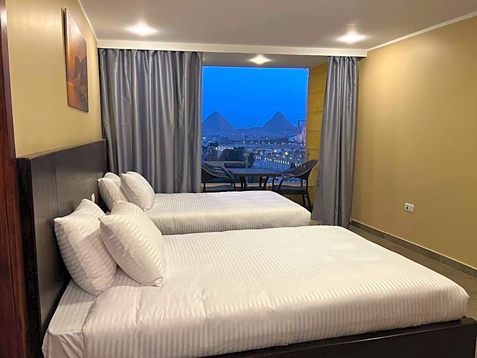 Asia Grand Museum & Pyramids view