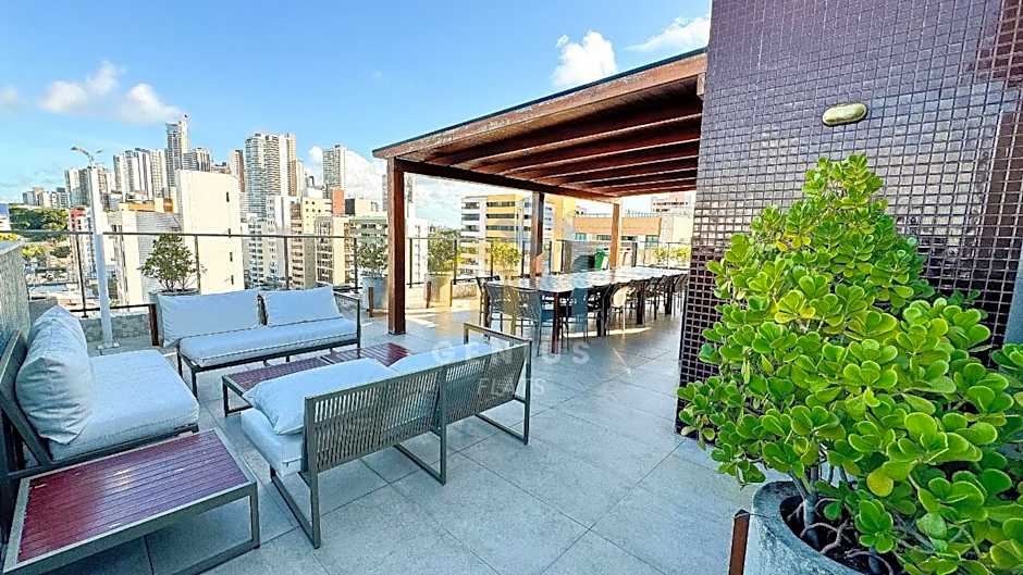 Lindo apartamento no Cayenne Cabo Branco #HS02I