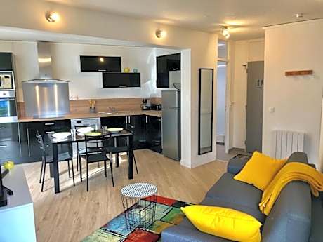 Maisonnette cosy avec terrasse et parking - Bord de mer