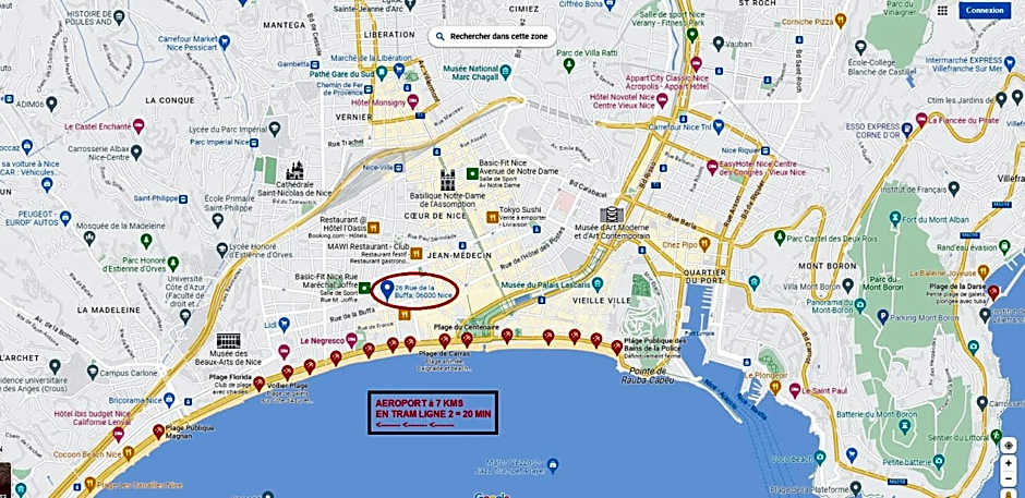 Duplex cosy - hyper centre - Proche mer et Promenade