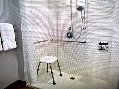 King Room Hearing Accessible with Roll-In Shower